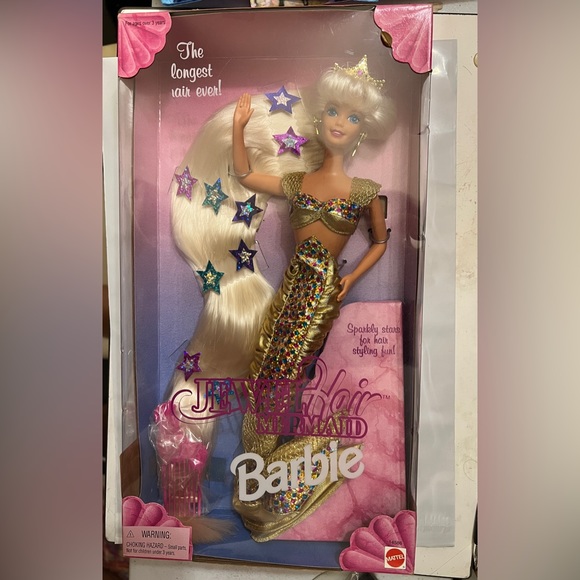 Jewel hair mermaid barbie vintage barbie doll - Picture 4 of 7